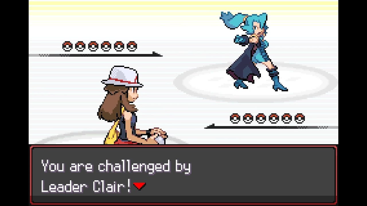 Pokemon Radical Red Gym Leader Battle Clair