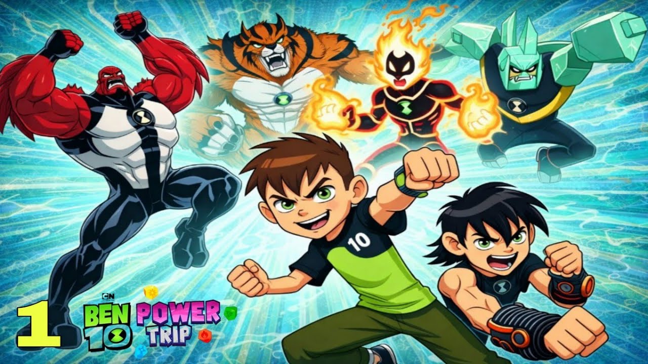 Ben 10: Power Trip Walkthrough Part 1 | No Commentary / HD Gameplay