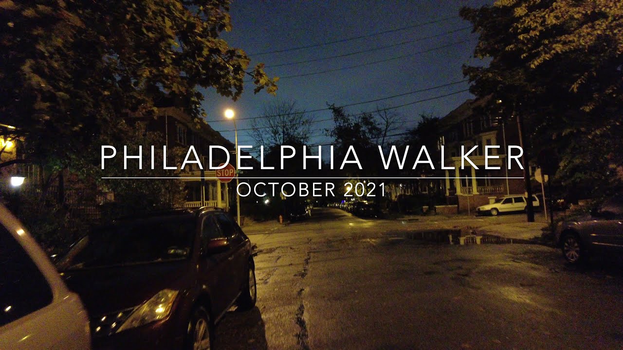 [4K] Philadelphia - A rainy, breezy commute in West Philadelphia