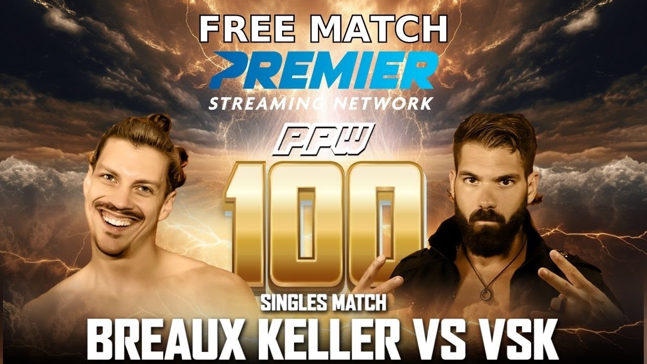 Breaux Keller vs AEW Star VSK aka Jeeves Kay PPW 100 2023| PSN Wrestling
