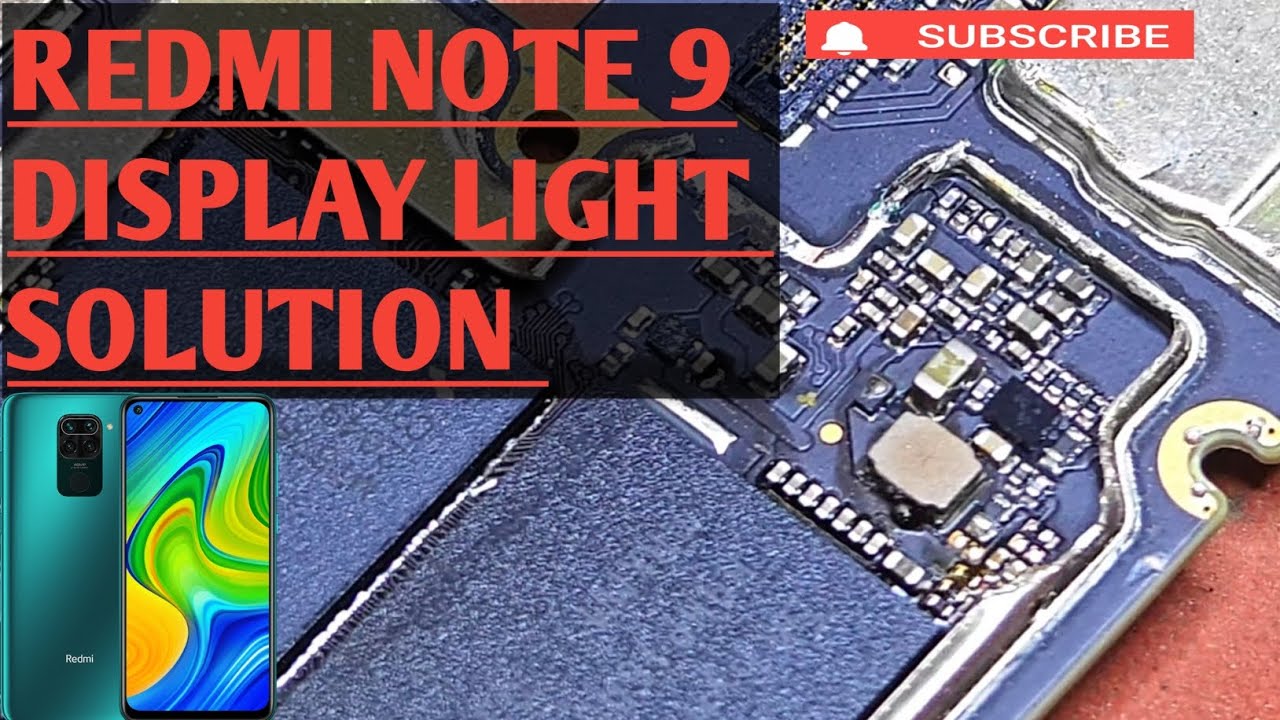 REDMI NOTE 9 display light solution 1000% working 