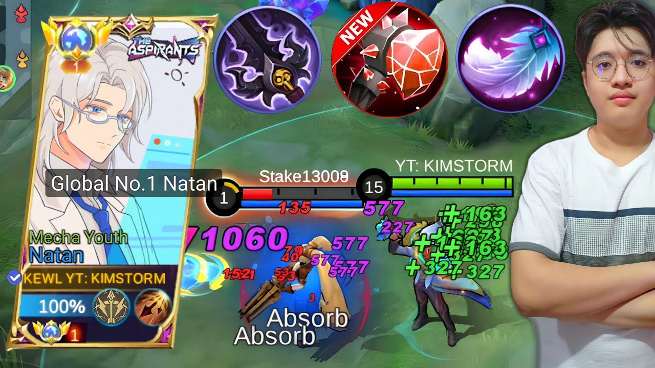 NATAN TOP RANKING BUILD HAVE A MASSIVE WTF LIFESTEAL🔥