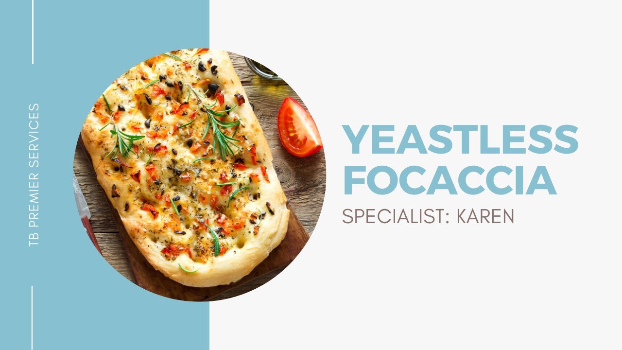 BACK BY POPULAR DEMAND: Easy Yeastless Focaccia Tutorial