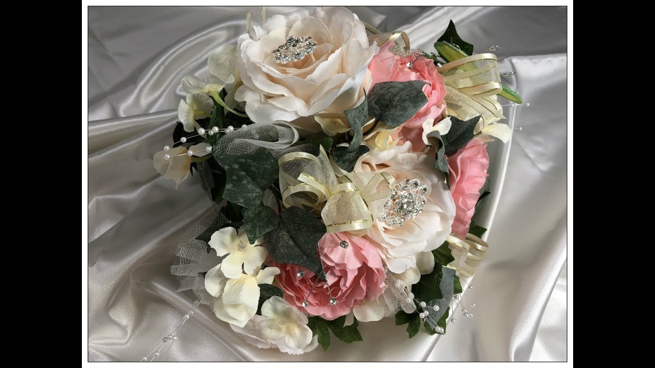 Tricia's Creations: Bridal Series Floral Round Wedding Bouquet