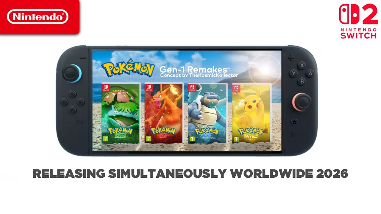 Я думаю, что игры серии Pokemon выйдут на Nintendo Switch 2!