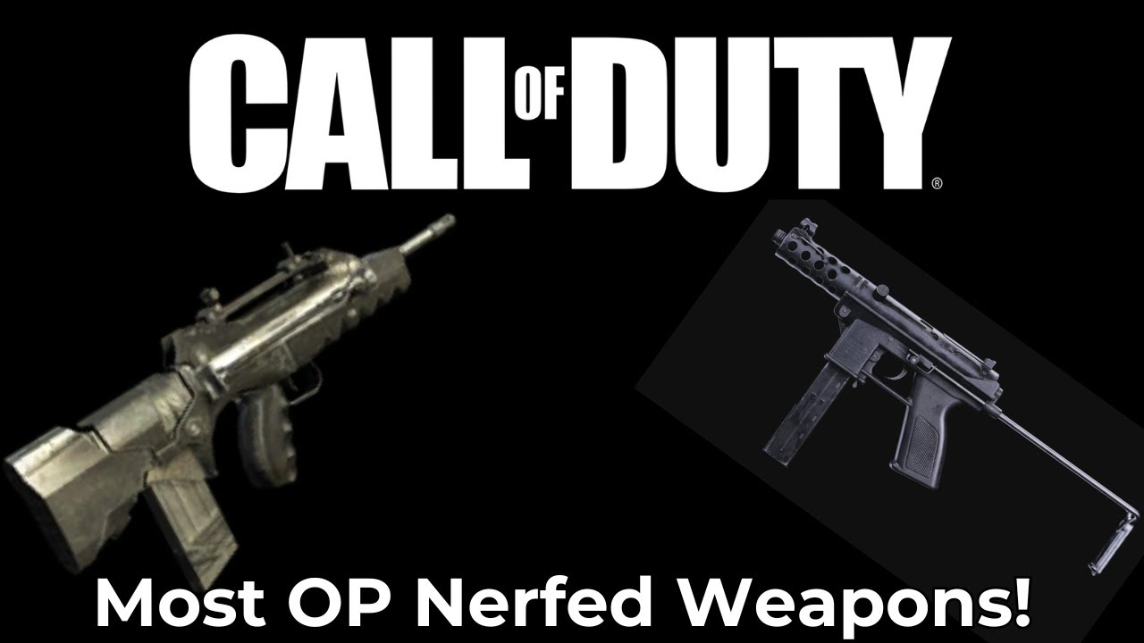 The Most Overpowered Nerfed Weapons In Call of Duty Games!
