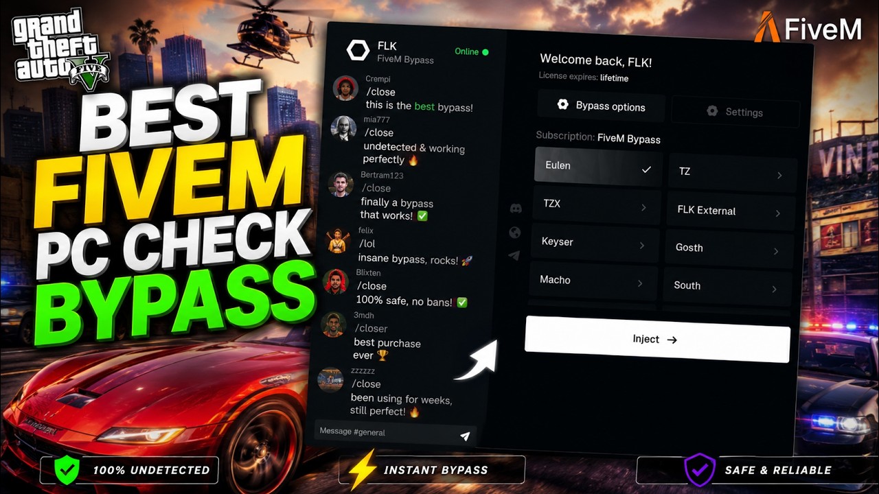Introducing the Best PC Check Bypass | FLK Bypass