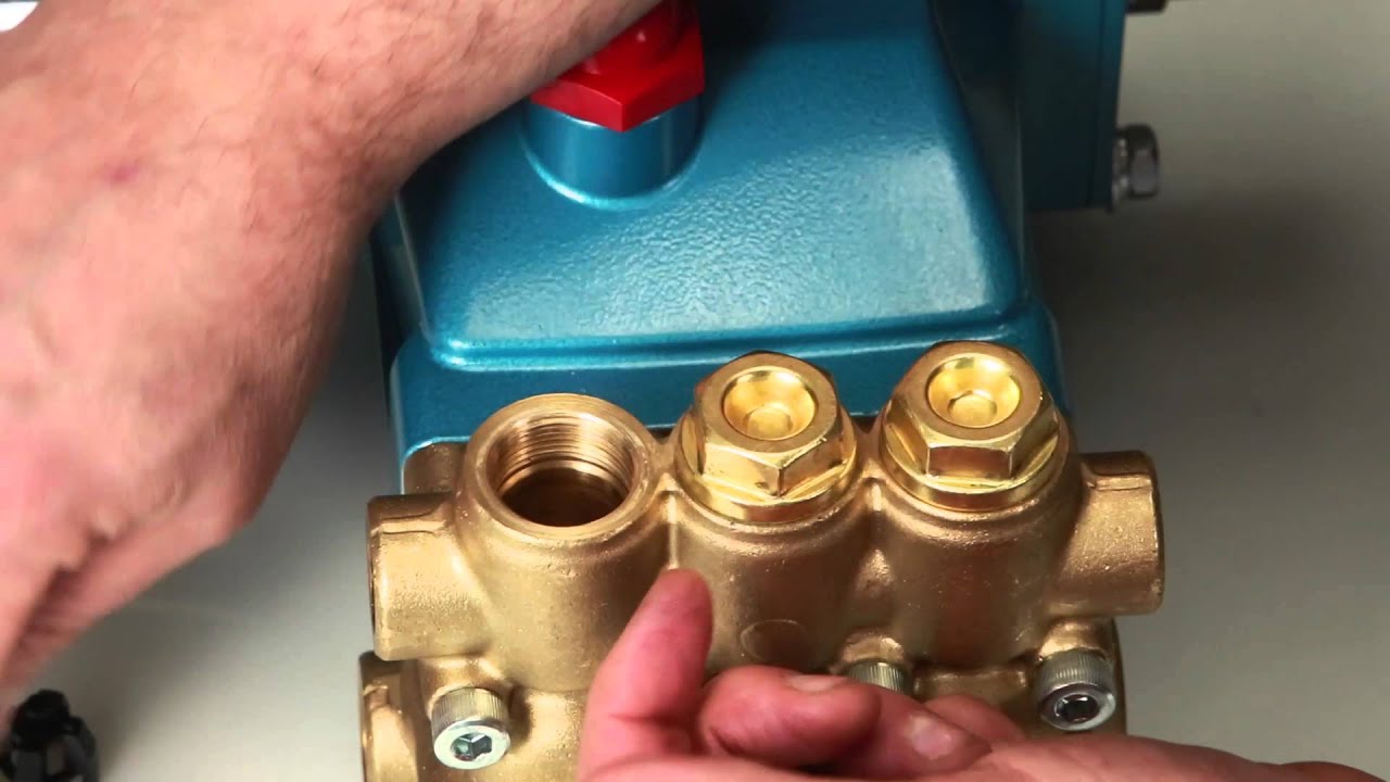 Servicing Valves - Cat Pumps Model 5CP3120, 5CP5120