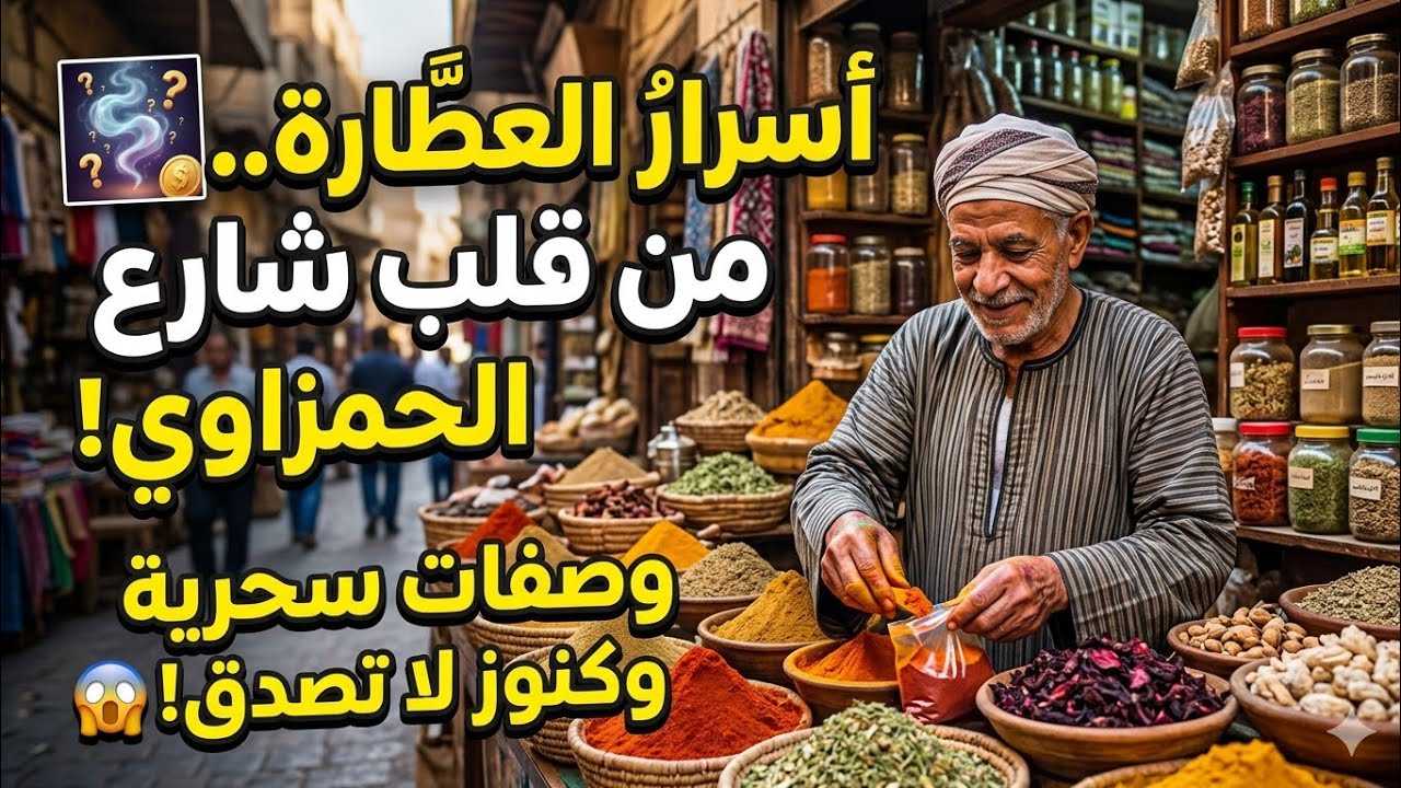  جولة فى شارع الحمزاوى الصغير  وأسرار  العطارة فى أقدم سوق للعطارين