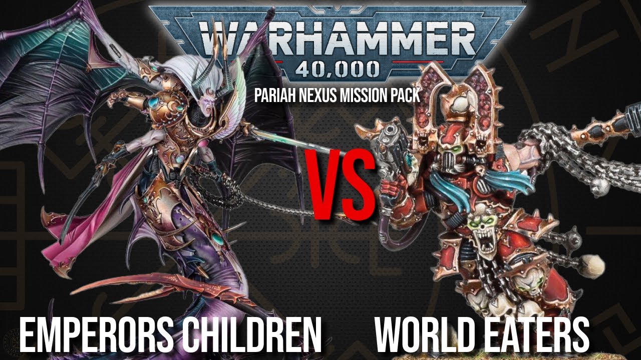 NEW Emperors Children Vs World Eaters - Warhammer 40k 10th Edition