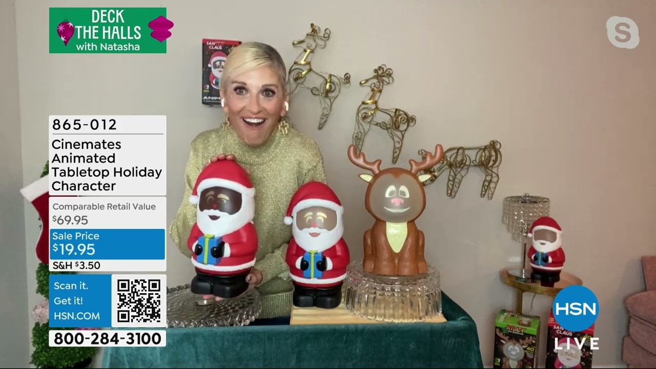 Cinemates Animated Tabletop Holiday Character
