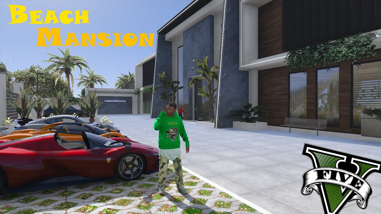 Millionaire's Life in GTA 5 SP | $250M Ultra Luxury Beach Mansion