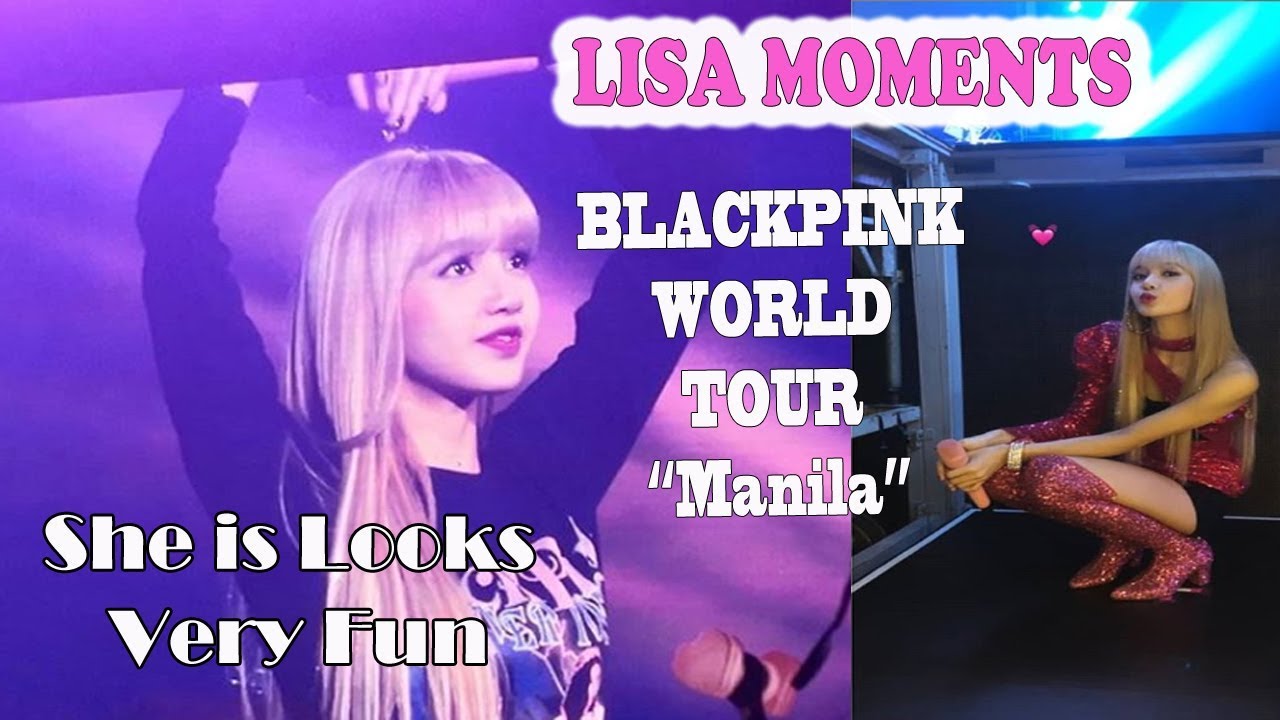 Diana_: Lisa At Blackpink World Tour - Manila 😍
| BLACKPINK CUTE AND FUNNY MOMENTS
