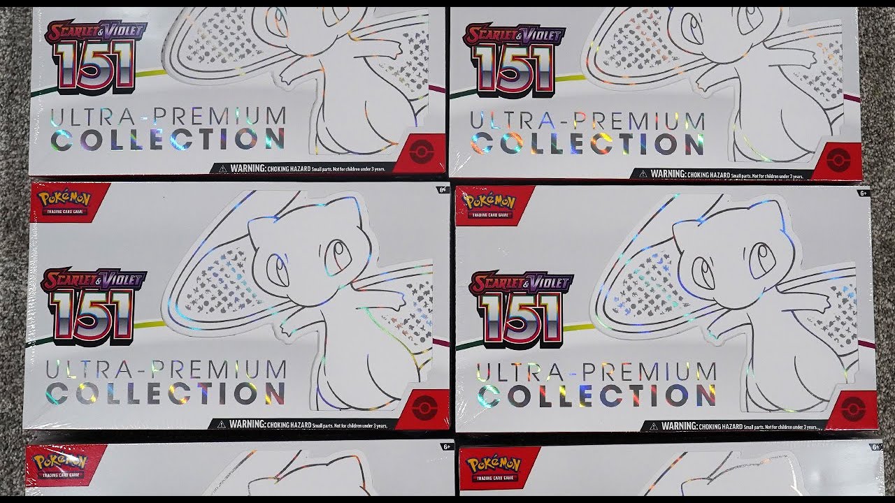 Opening SIX Pokemon 151 Ultra Premium Collection Boxes