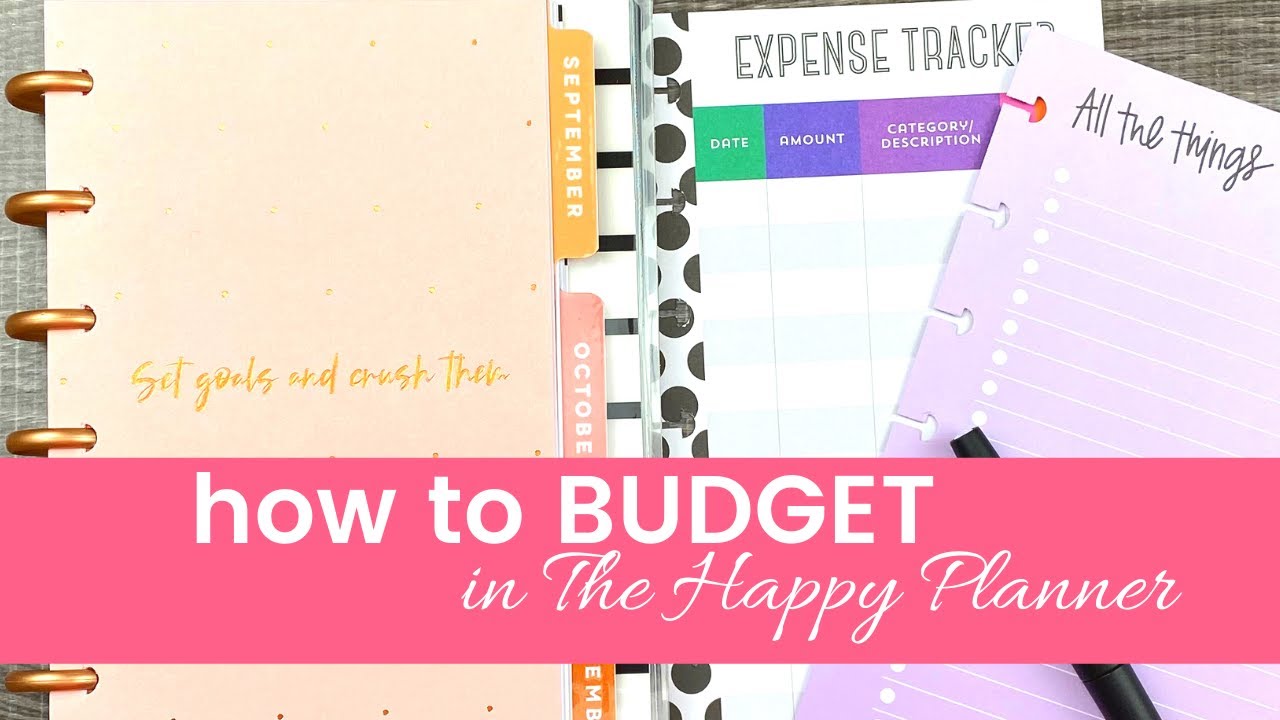 How to BUDGET in The Happy Planner Skinny Classic