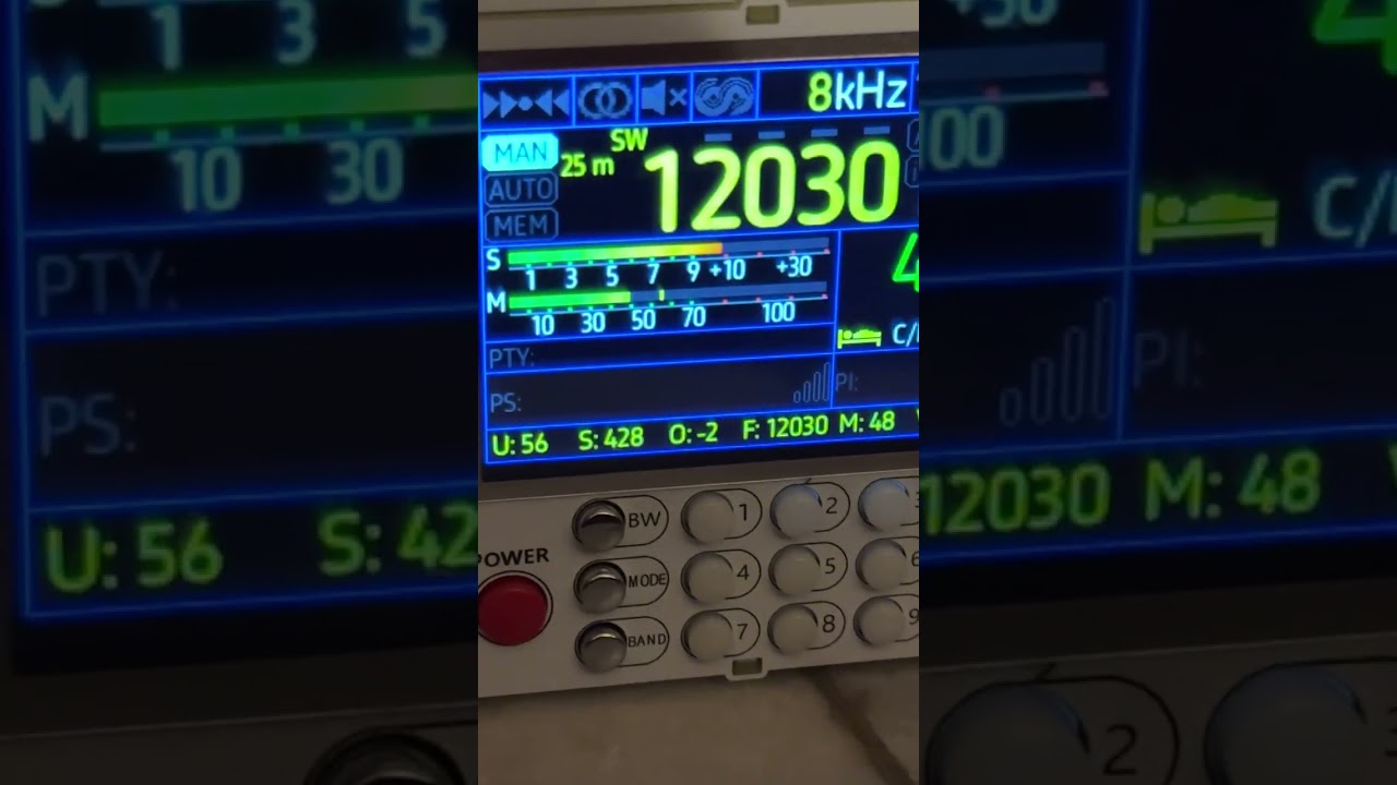 Radio Exterior  Espana 12030 mhz transmiter Noblejas target Middle East .Listening in İstanbul 