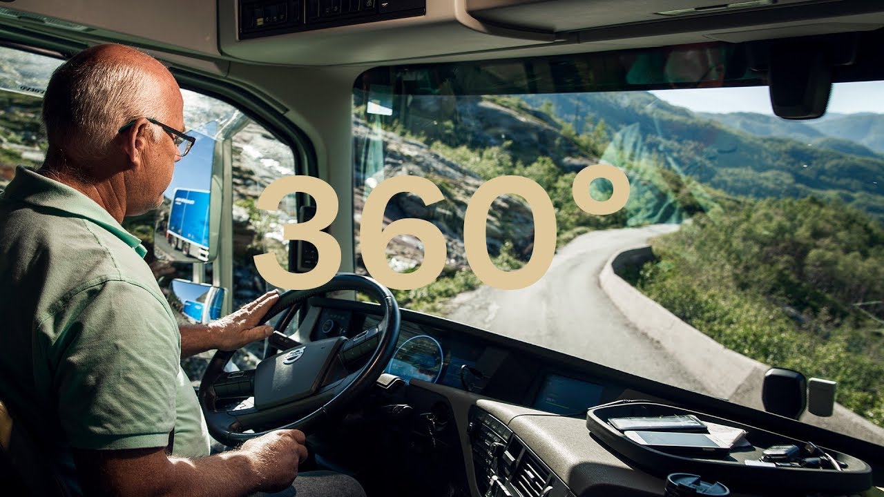 Volvo Trucks - A 360&deg; view from behind the wheel driving through the spectacular Norwegian fjords