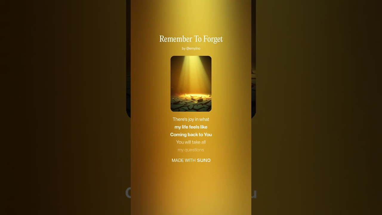Remember To Forget