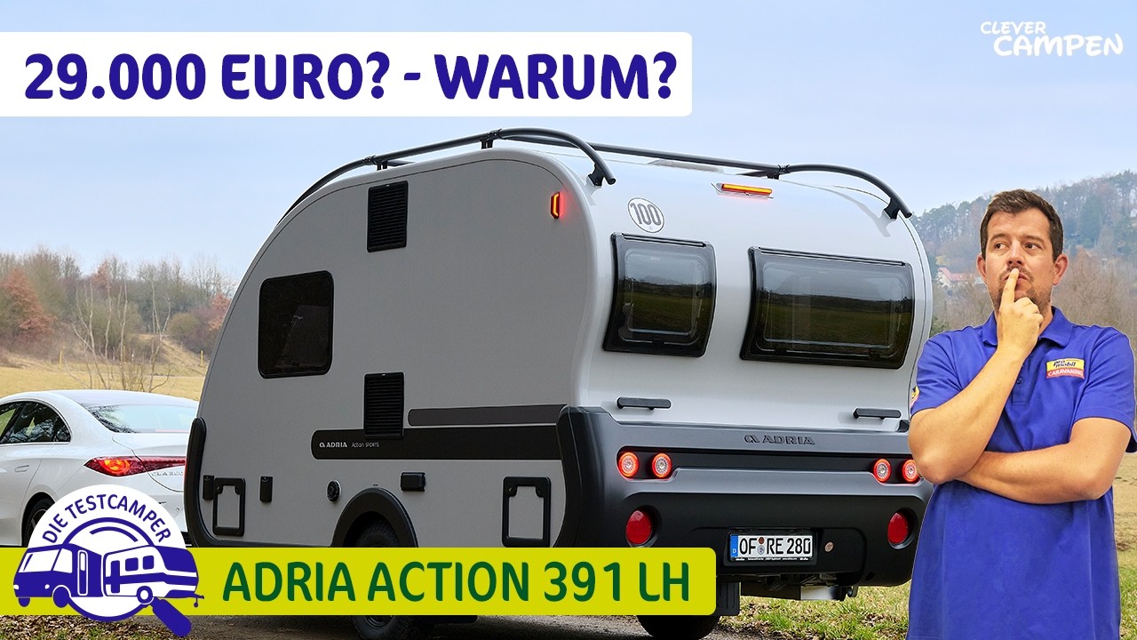 Adria Action 391 LH (2026) im Test: teuer, klein, ikonisch – wie gut ist die Sport Edition?
