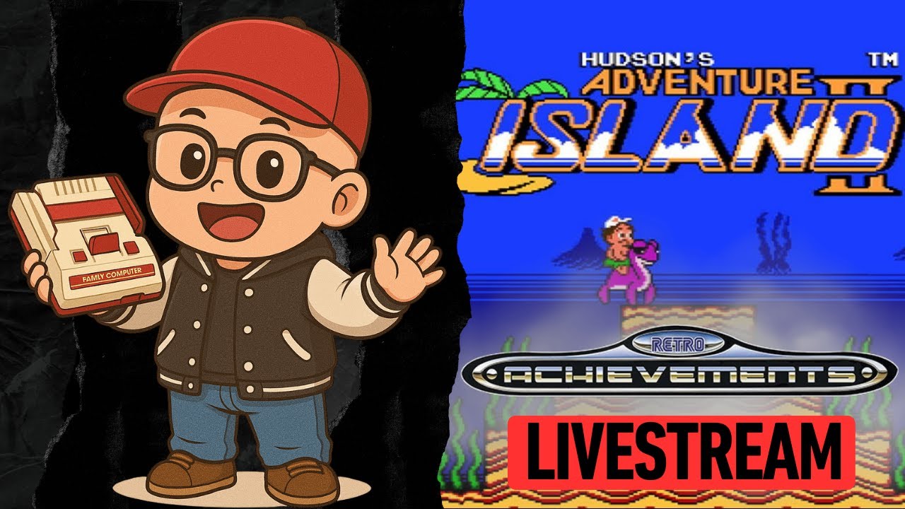 Pixel, Dino & Punkte! 🦖 Adventure Island 2 (Famicom) | RetroAchievements