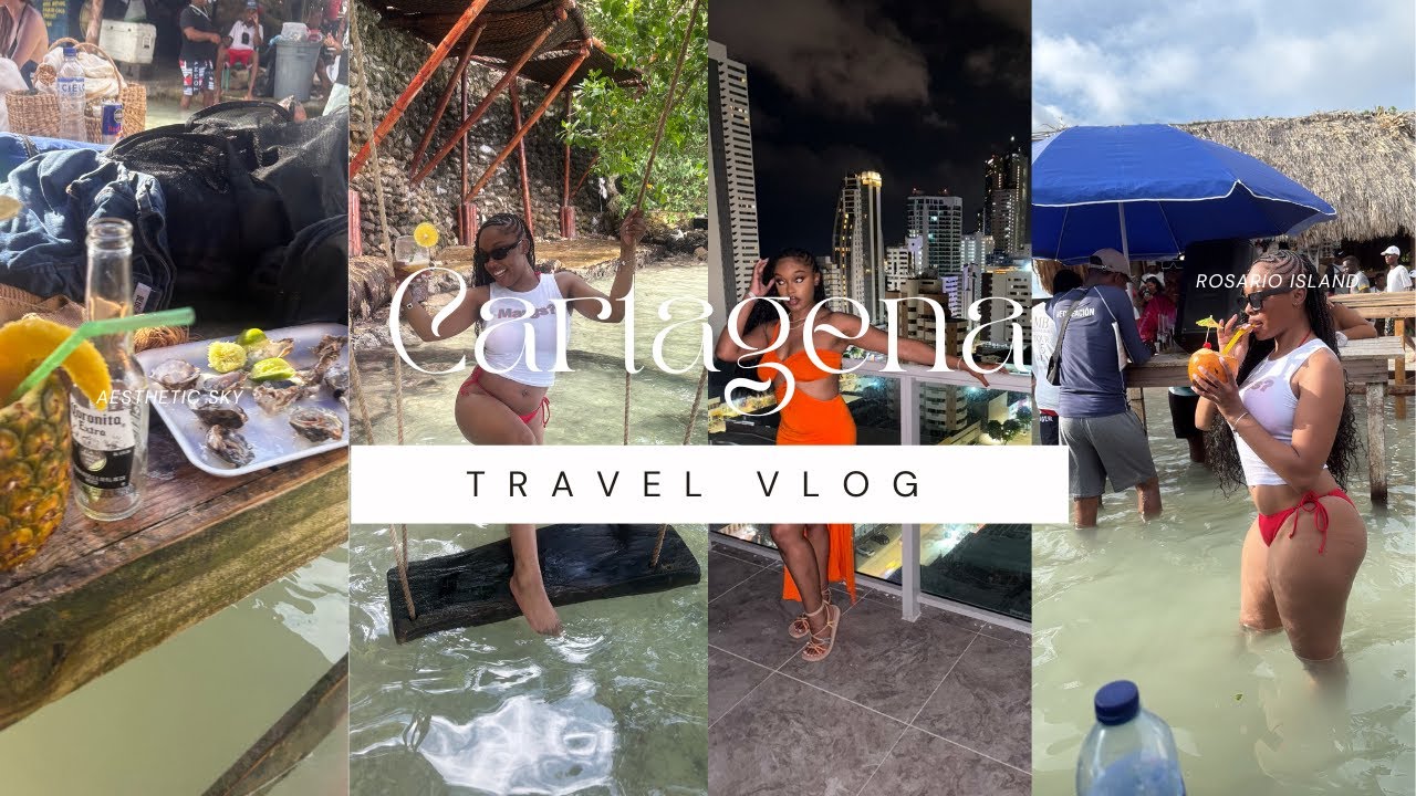 Cartagena, Colombia Travel Vlog 🇨🇴| Exploring the city, Rosario Island, Clubbing, & etc