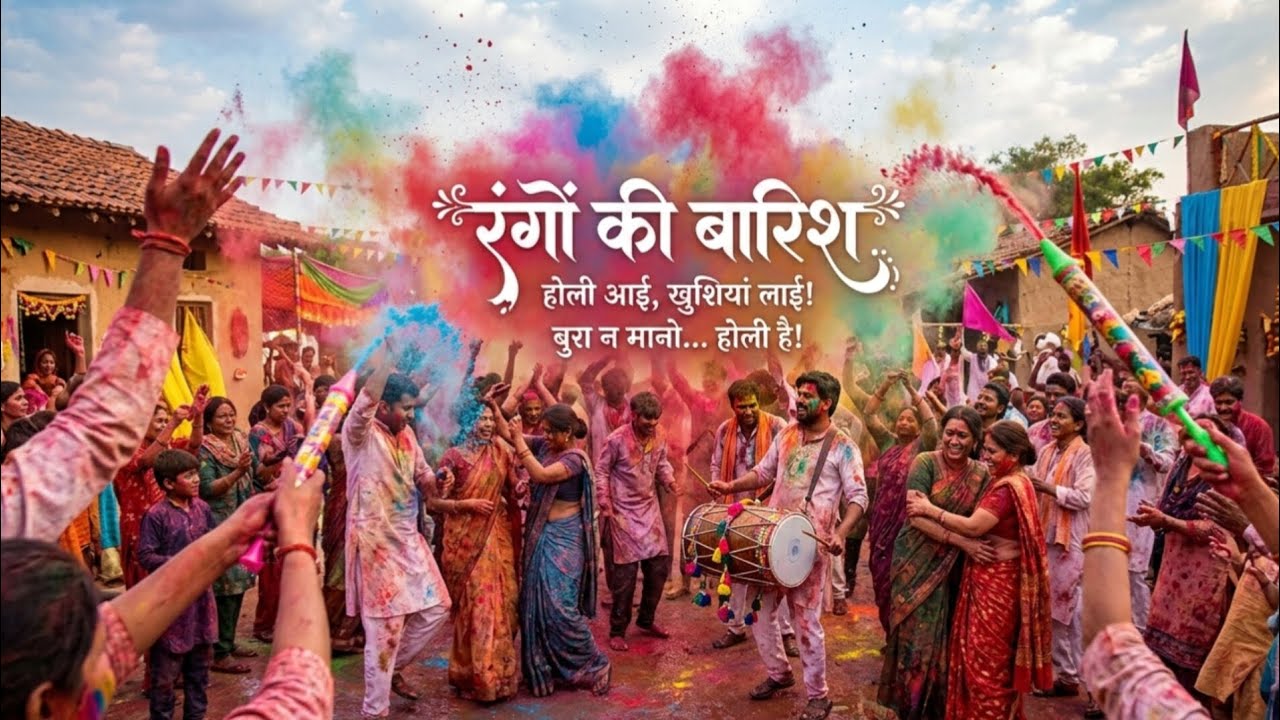 Rangon Ki Baarish | रंग की बारिश |– Official Holi Song 2026 | New Holi Anthem 🎨✨