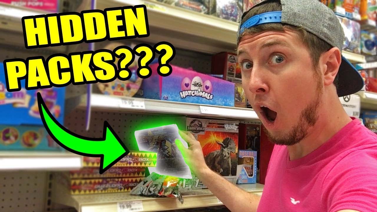 SUPER SUCCESSFUL HIDDEN POKEMON CARDS PACK OPENING! Searching in store