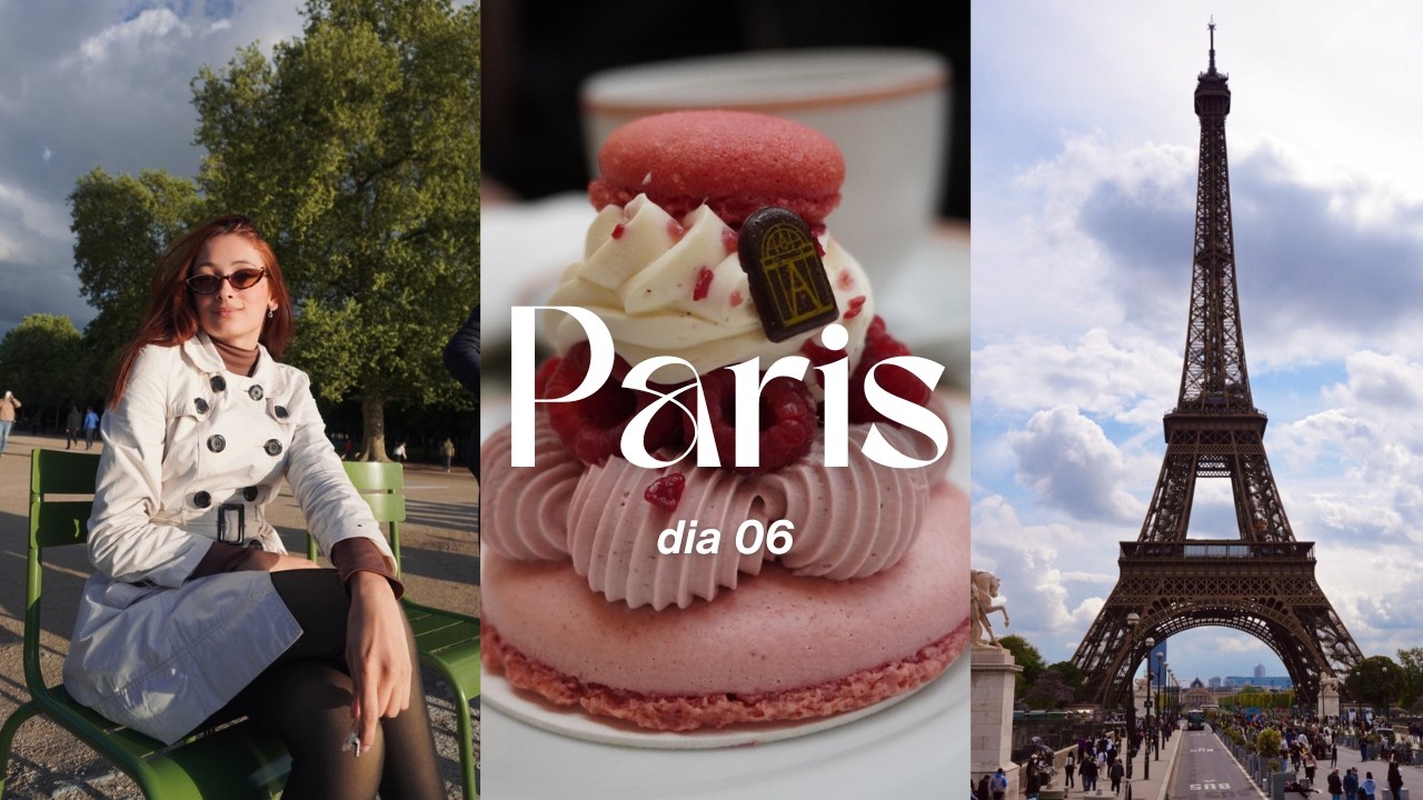 VLOG EM PARIS - DIA 06: provei o sushi da França, conheci o Café Angelina e o Jardin des Tuileries