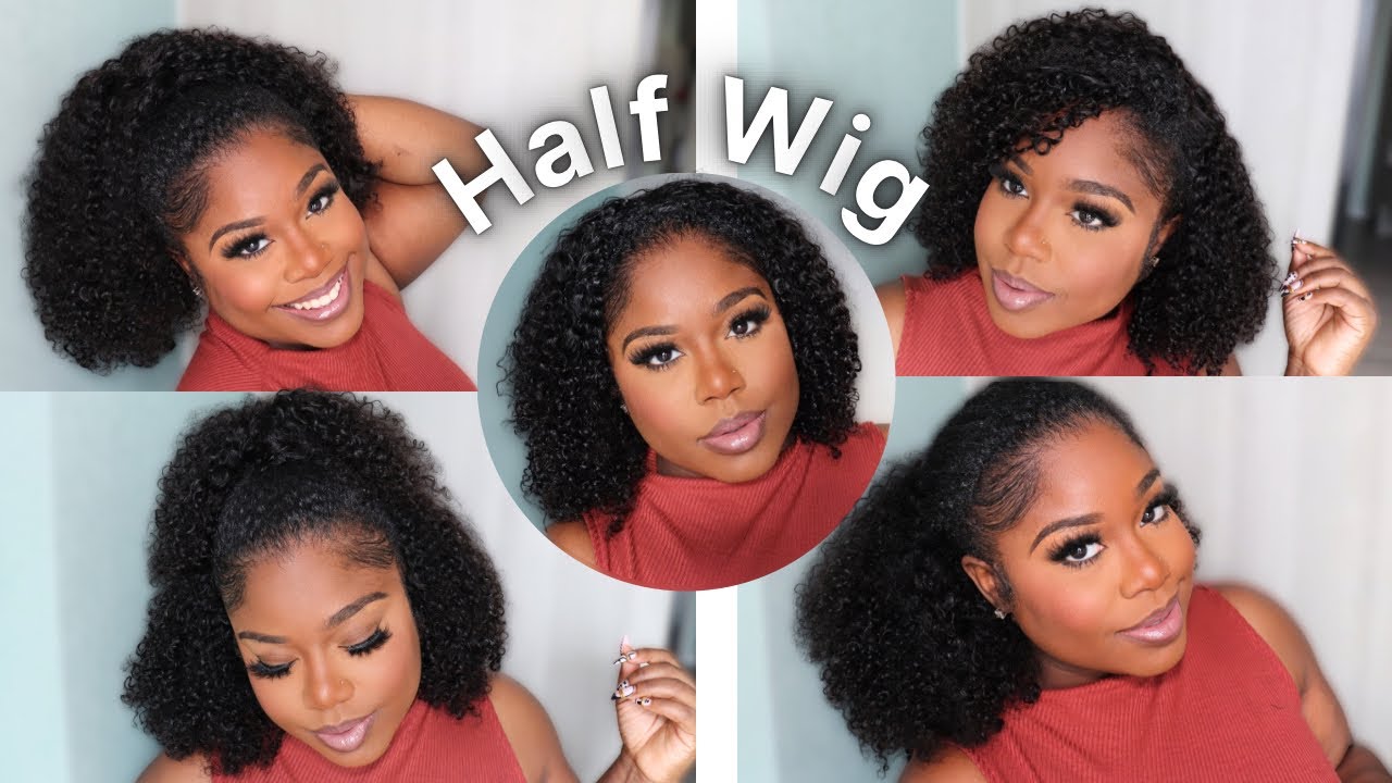 😍One HALF WIG 5 Styles | Natural Kinky Curl | ISEE Hair