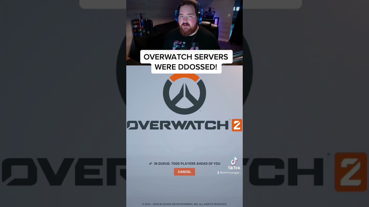 The real OVERWATCH 2 EXPERIENCE! #overwatch2 #overwatch #server #ddos #shorts