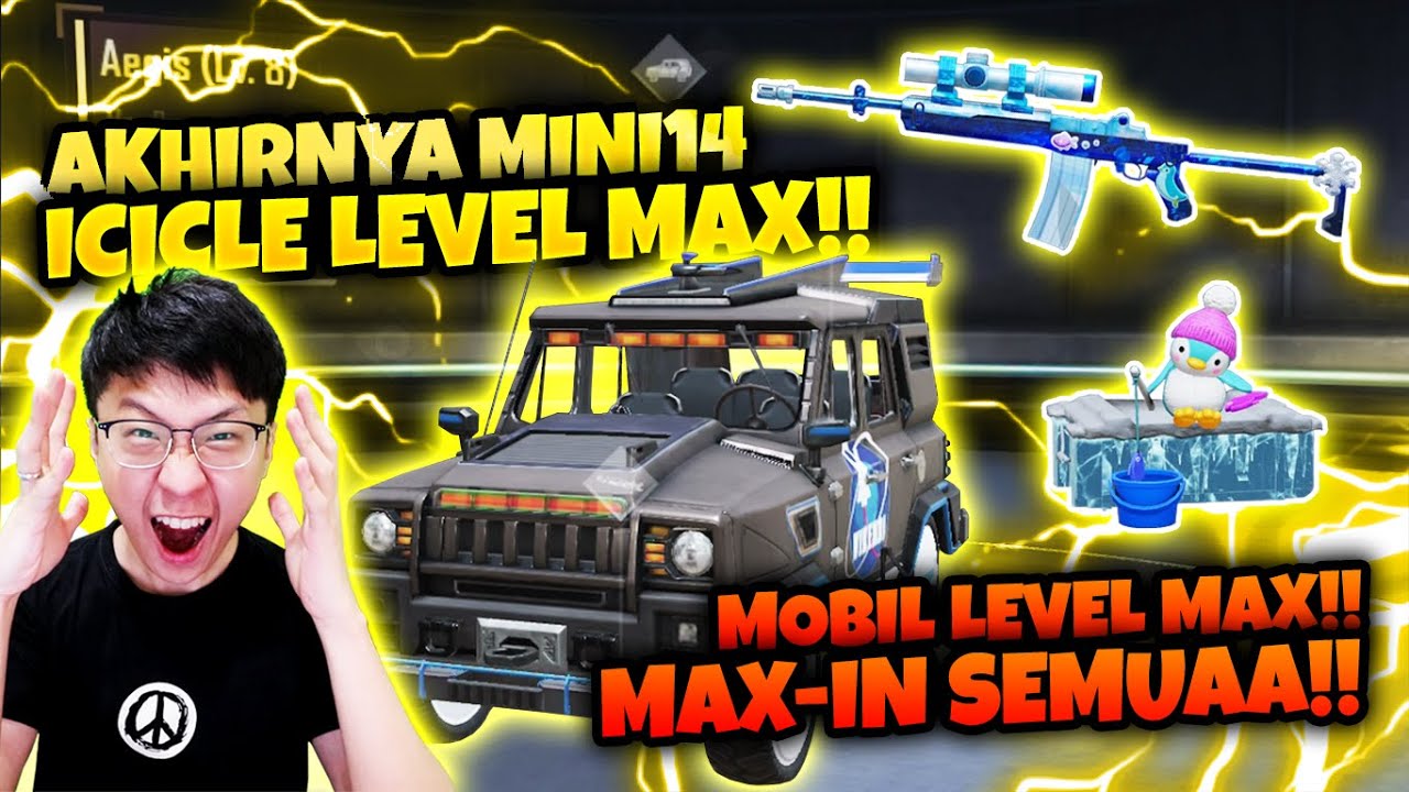 AKHIRNYA GACHA MINI LAGI SAMPE MAX LEVEL & UPGRADE MOBIL MAX LEVEL!! | PUBG MOBILE