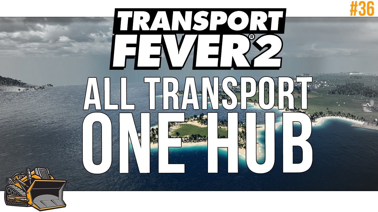 All transport types in one hub | Transport Fever 2 Tropical gameplay #36