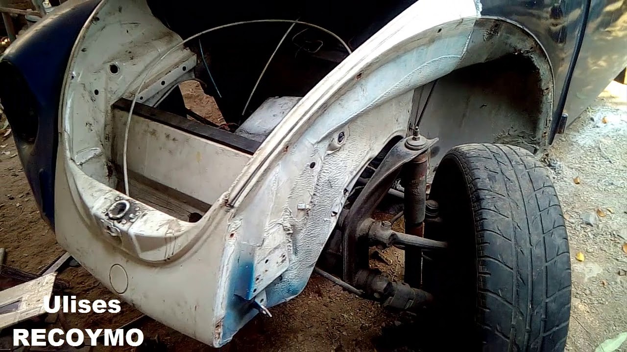 COMO CAMBIAR PORTA LLANTA de refacción del Vocho (Fusca, Escarabajo, Bolky