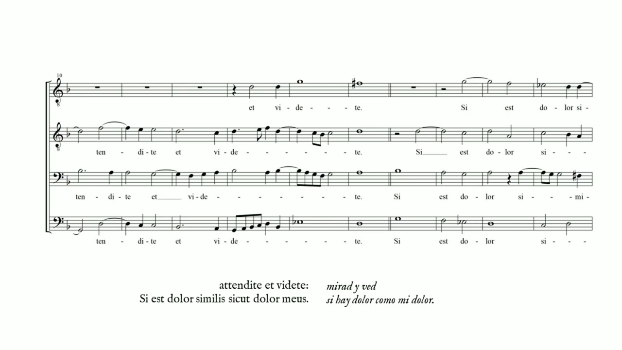 Tomás Luis de Victoria: O vos omnes (La Colombina, Schola Antiqua)