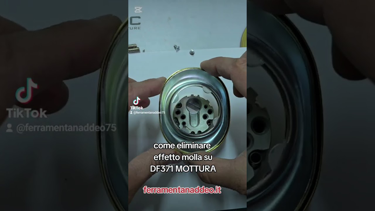 come eliminare effetto molla su defender magnetico Mottura.