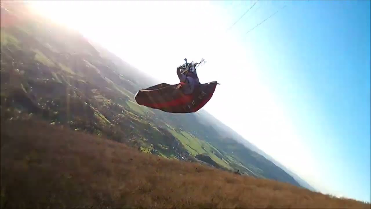 Paragliding - Ondřejník.Skalka - Collapse, crash