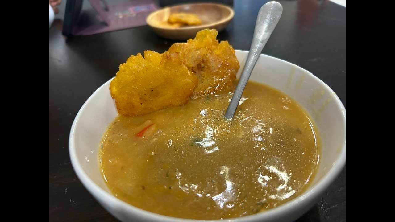 Sopa de Platano Verde Frito