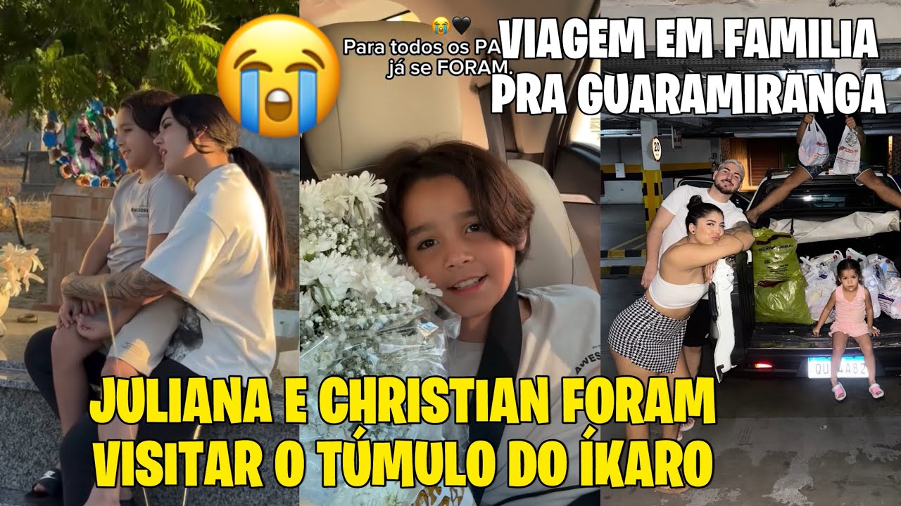 JULIANA PRISCILA VISITOU O TÚMULO DO IKARO NO DIA DOS PAIS+ VIAGEM EM FAMILIA PRA GUARAMIRANGA 