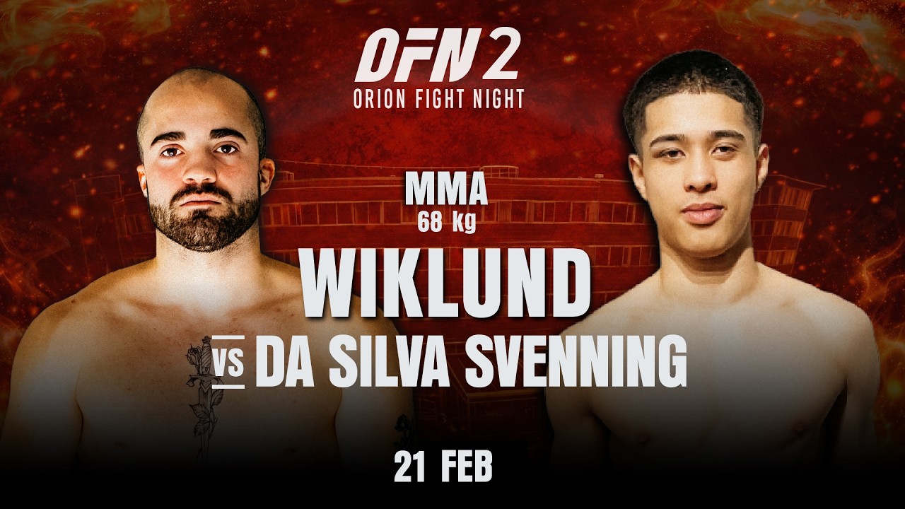Benjamin Wiklund VS Inti Nataniel Da Silva Svenning | Orion Fight Night 2 | MMA Full Fight