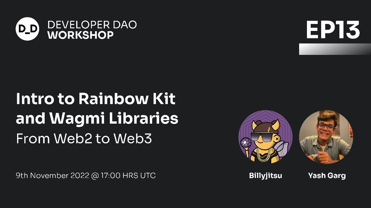 Web3 Tutorial 13: Intro to Rainbow Kit and Wagmi Libraries - From Web2 to Web3