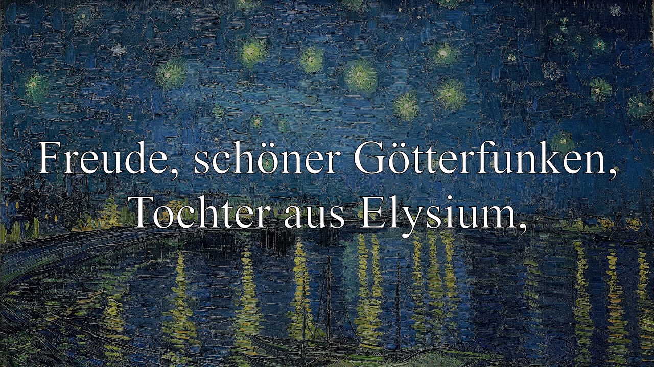 Ode to Joy by Beethoven (with lyrics)
