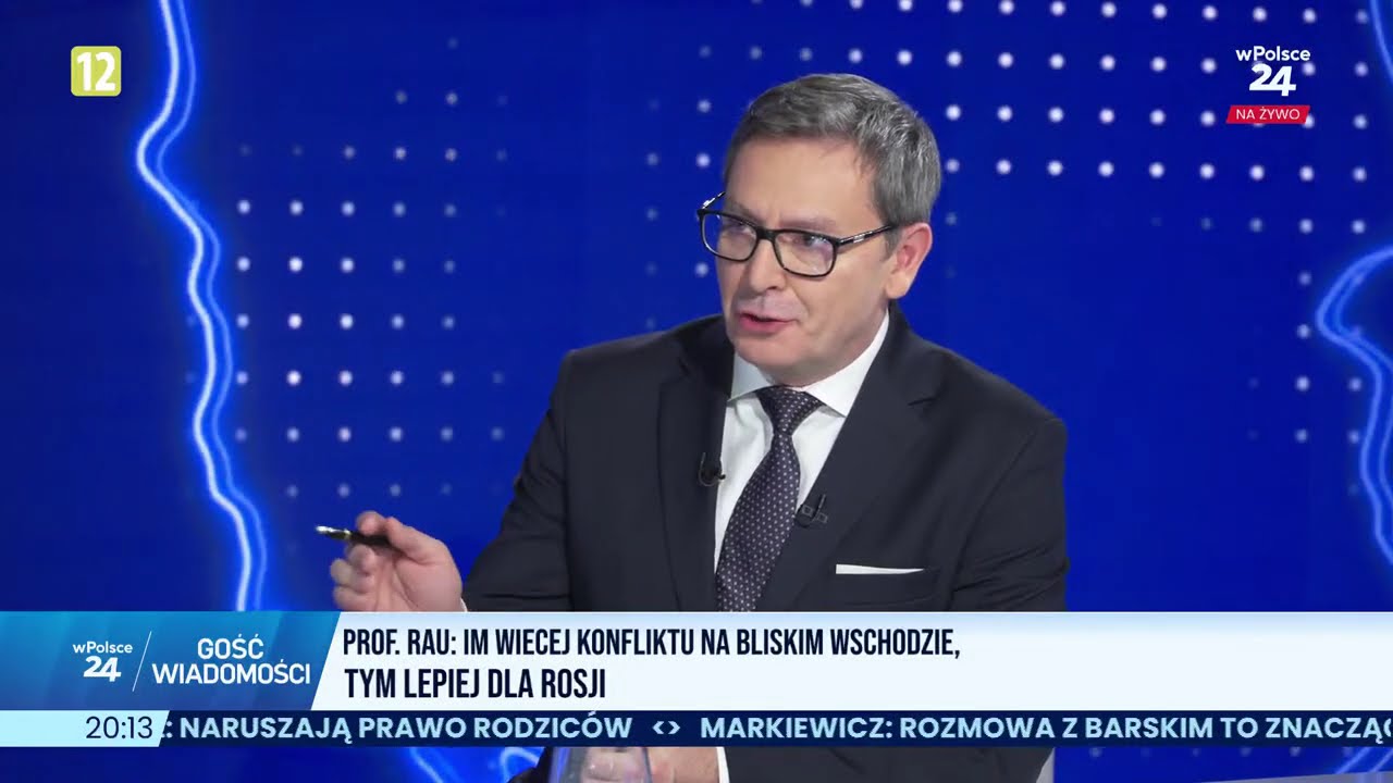 Prof. Zbigniew Rau w programie #GoscWiadomosci telewizji wPolsce24