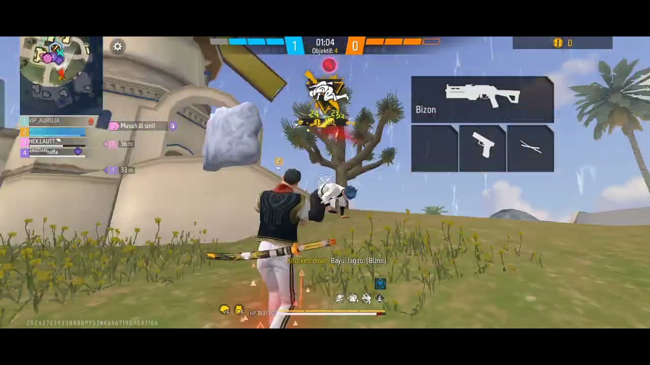 Gameplay free fire cs.rank