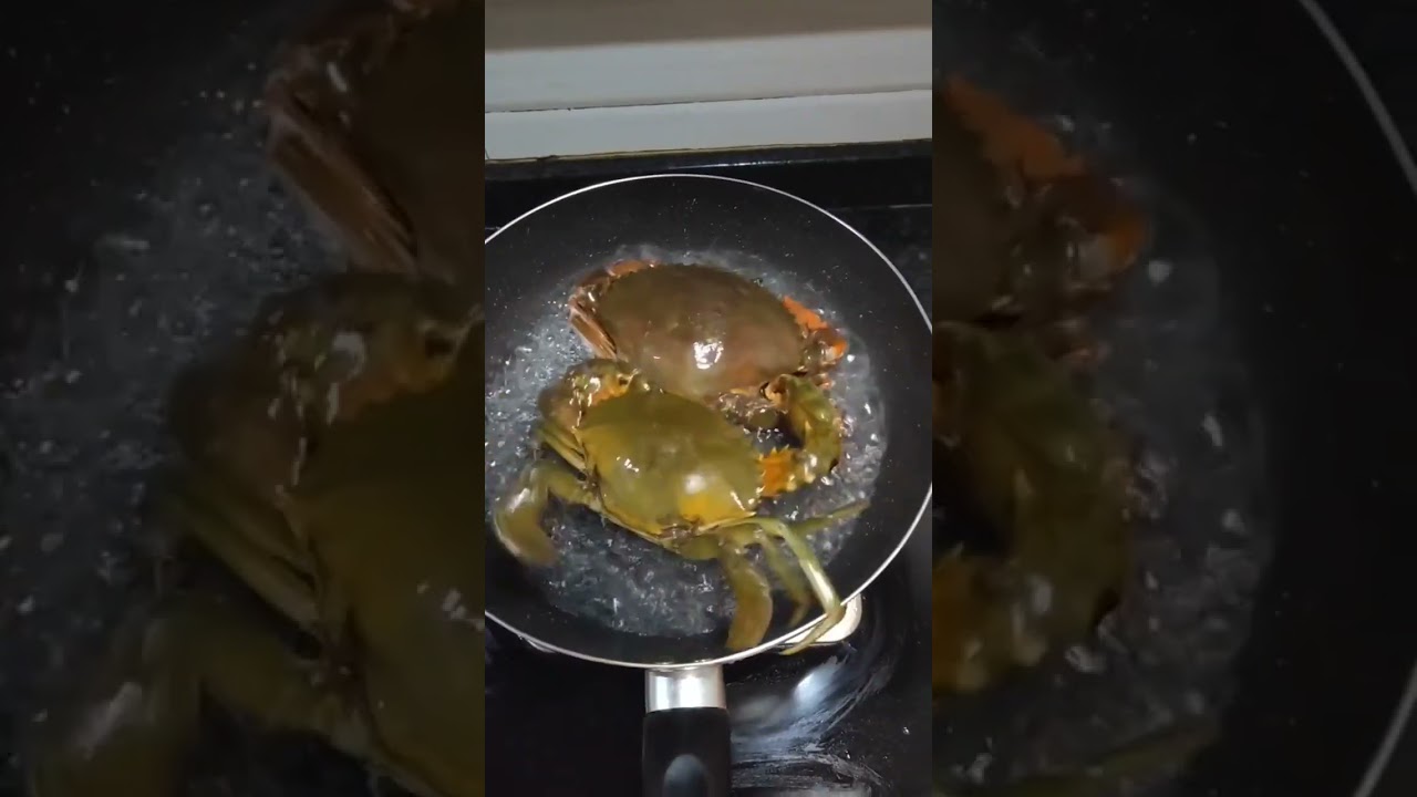 cooking alive crab 😱😱 #food #foodie #10million #100million