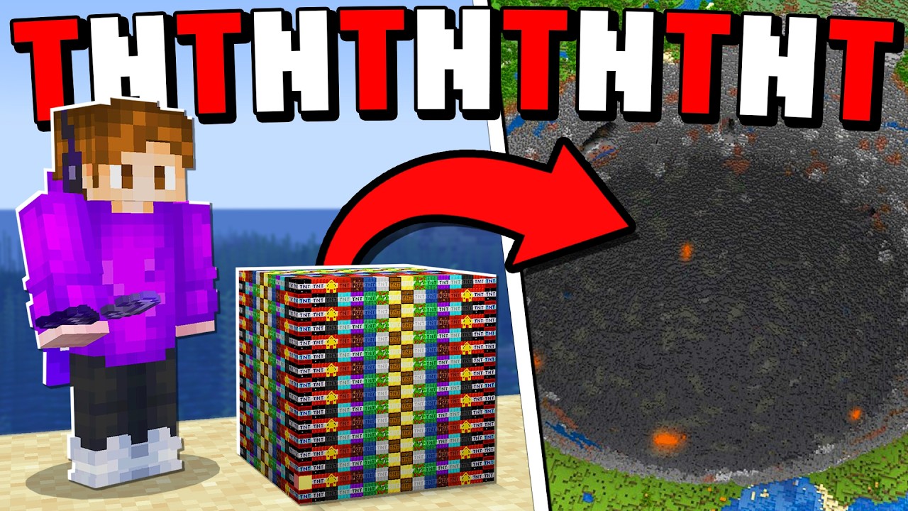 Minecraft'a YENİ TNT'LER EKLEDİM!