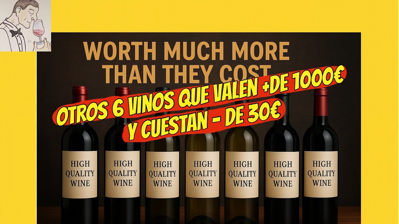 (336) OTROS 6 VINOS QUE VALEN MÁS DE 1.000 Y CUESTAN MENOS DE 30€