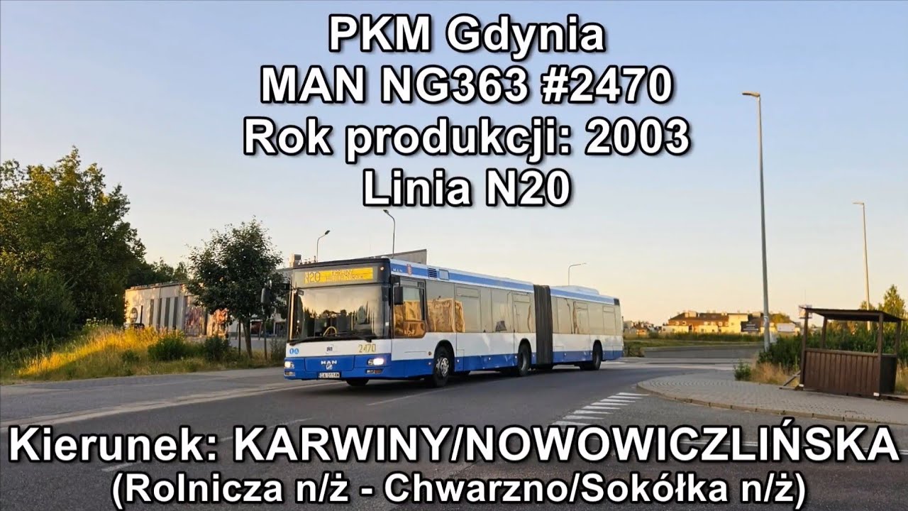 PKM Gdynia - MAN NG363 #2470, Linia N20