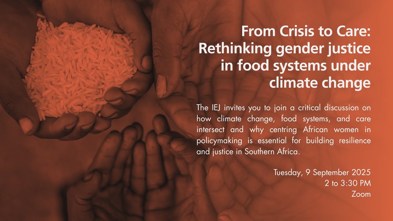 From Crisis to Care: Rethinking Gender Justice in Food Systems under Climate Change