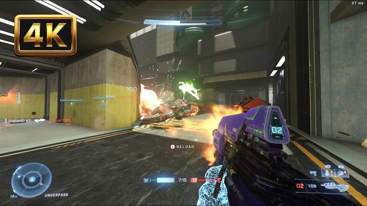 Halo Infinite Multiplayer Gameplay 4K [8v8]
