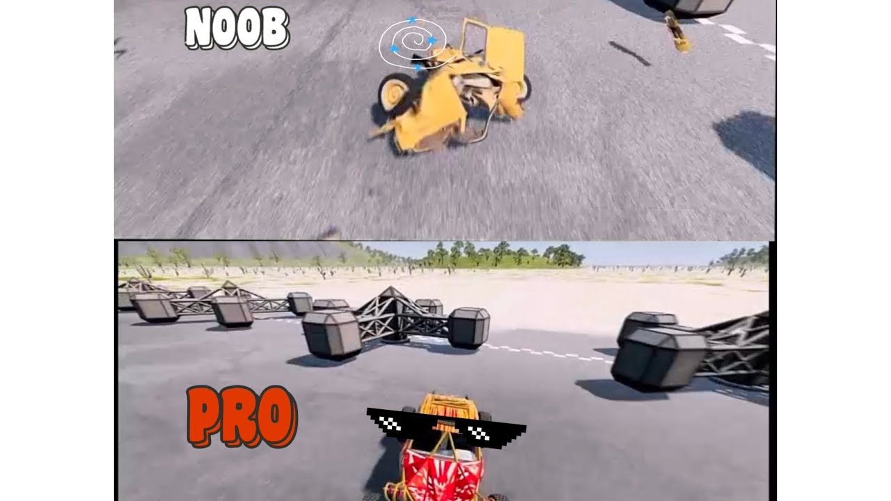 🎮🔥 تحدي السرعة والأسبينرز العملاقة في BeamNG Drive!
